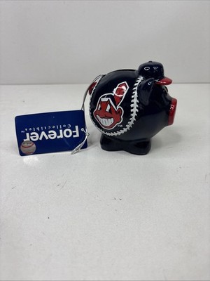 Cleveland Indianer Spardose Sparschwein Neu mit Etikett Forever Sammlerstück