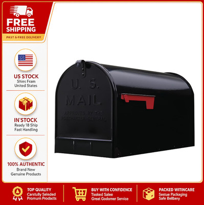 Architectural Mailboxes Stanley Galvanized Steel, Extra Large, Post-Mount Mailbo