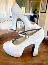 Funtasma Sexy Mary Jane Pump Chunky Halloween Heel Adult Women Size 7 Maryjane50