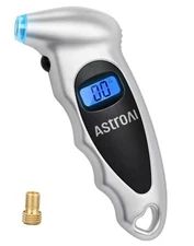  Digital Tire Pressure Gauge 0-150PSI, Accurate in 0.1 Increments, Tire Silver