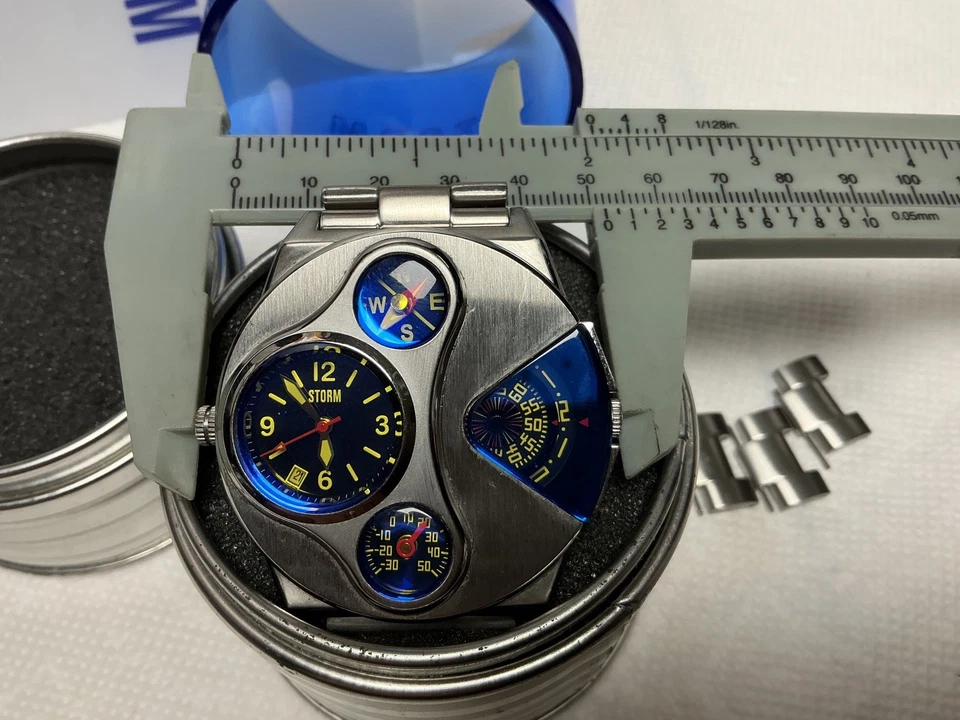 Reloj Hombre RARO NUEVO COLECCIÓN ESPECIAL EDICIÓN V2 Navigator Storm Azul Foto 2 de 4