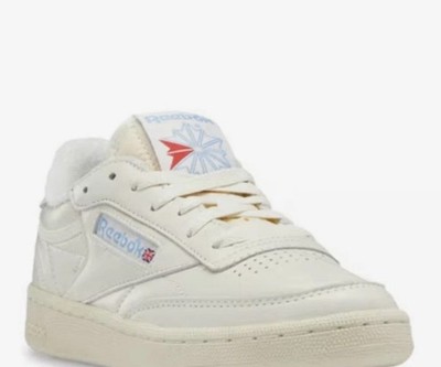Reebok 9  Club C 85 Vintage Chalk/Alabaster/Sky Blue Leather Low Top Sneakers