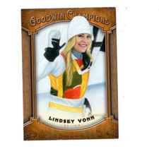 2014 Goodwin Champions Lindsey Vonn Card#91 TEAM USA SKIING CHAMPION