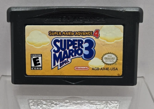 SUPER MARIO ADVANCE 4 - SUPER MARIO BROS. 3 Nintendo Game Boy Advance Working