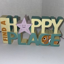 Hallmark Word Cutout Disney Finding Nemo - Find A Happy Place