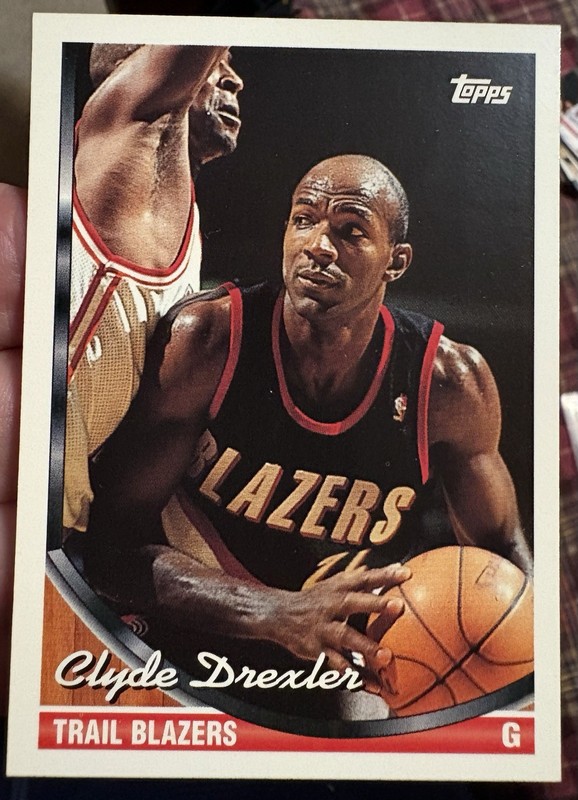 1993-94 Topps Clyde Drexler #249 Portland Trailblazers