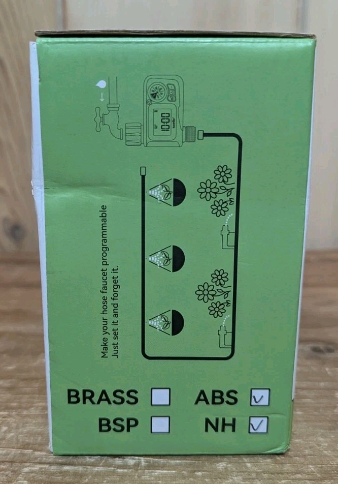 Rainpoint 1-Zone Water Timer ITV105 Water/Rustproof Rain Delay Watering NIB