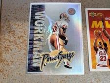 Vince Workman Buccaneers 1995 Topps Stadium Club Power Surge OVERSIZE RARE WOW