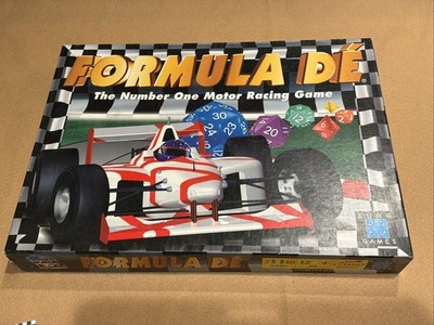 Euro Games Formula DE Car Racing Board Game PLUS Extra Dice, Track & Metal Cars