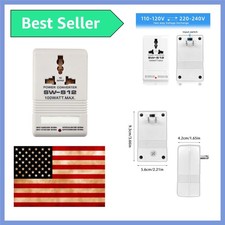 50W Voltage Converter AC110V/120V to 220V/240V Step-Up Down Power Converter