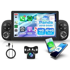 Rimoody 4g+64g Autoradio Android per Fiat Panda 2013-2020 7 Pollici - Miniatura 1