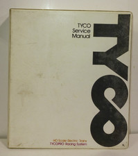 RARE Vintage TYCO Service Manual HO Scale Electric Trains/TYCOPRO Racing Binder