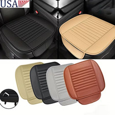 Universal Car Front Seat Cover Breathable Leather Pad Cushion Surround Protector