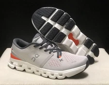New Cloud X Shoe's Men's Running Sneakers: Silver | Flame: 10 Medium US