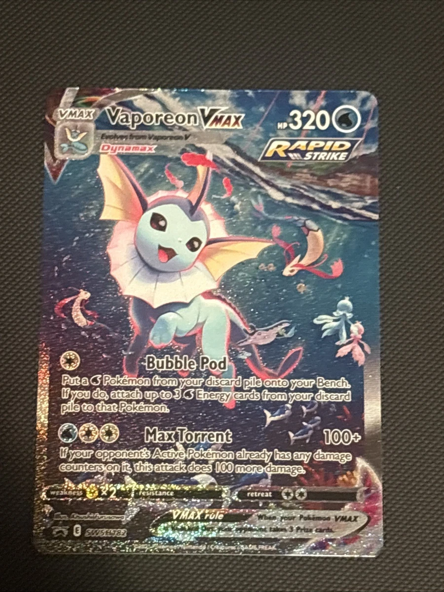 Vaporeon VMAX Pokémon TCG Cards for sale | eBay