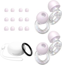 Ear Plugs for Concert, 2 Pairs of Noise Reduction Earplugs 25dB-30dB with 8 Ear