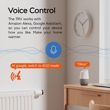 Smart Thermostatic Radiator Valves With LED Display Programmable Thermostat