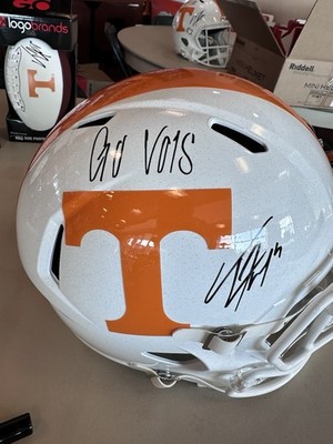 Tristen Keys Tennessee Volunteers Signed Full Size Helmet “Go Vols