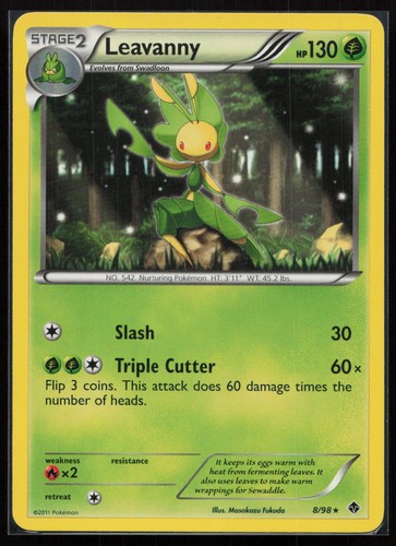 Pokemon Leavanny Emerging Powers 8/98 MP