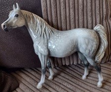 Beautiful Cheval Ceramics Arab Horse in Light Dapple Grey, Beautiful 