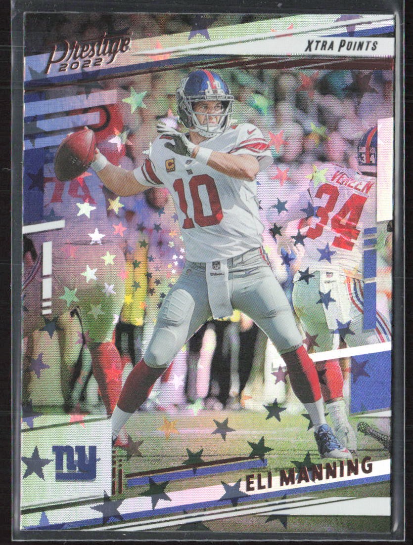 2022 Panini Prestige #224 Eli Manning Xtra Points Astral New York Giants (C2)