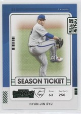 2021 Panini Contenders Season Ticket Green Hyun-Jin Ryu #48 4l3