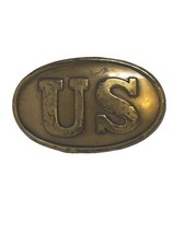 Brass US Belt Buckle