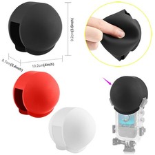 For Insta360 X5 Sports Camera Silicone Lens Guards Protector Cover Cap Case