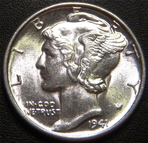 1941 Mercury Dime - Nice Uncirculated Coin