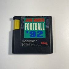 John Madden Football '92 (Sega Genesis, 1991) Cartridge Only Tested