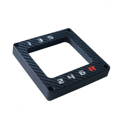 Sim Racing 6+R Generic 6 Speed Gated Shifter Boot Plate Adapter Upgrade Mod