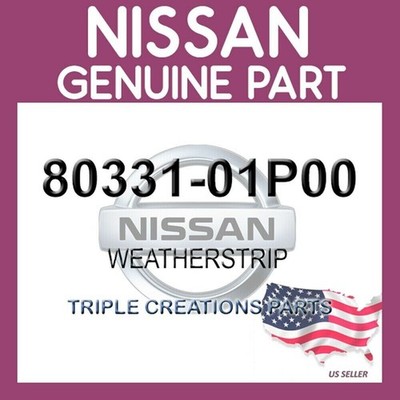 8033101P00 Genuine Nissan Rubber Front Door Corner RH 80331-01p00