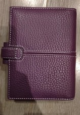 Purple Filofax - Finchley - Pocket organiser Soft Grained Leather 