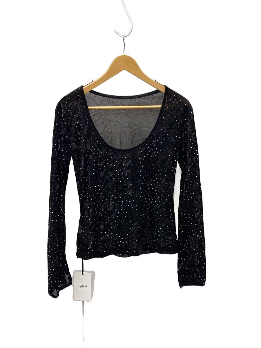 AMERI Long Sleeve Top, Free Size, Polyester, Blac… - image 1
