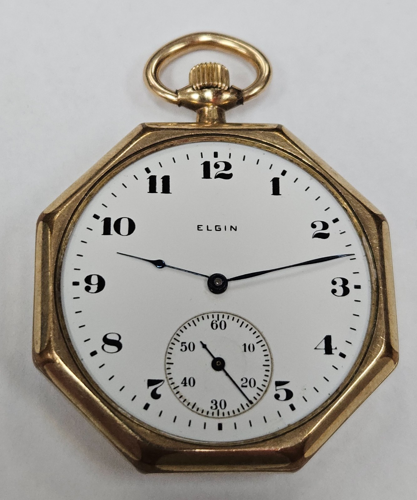 Elgin 315 12s 15j 1920 PW Illinois Giant 20 year Gold Fill Case Runs [056WEB]