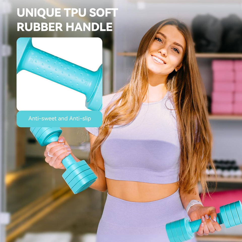 Manubri regolabili, set di pesi con connettore, set di manubri 4 in 1 utilizzati come bilanciere, kettlebell, supporto push-up, esercizi di fitness per palestra a casa (Nero, 20 kg