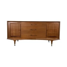 Mid-Century Modern Nine Drawer Bedroom Dresser