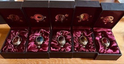 Madoka Magica Soul Gem Replica Set Movic Madoka Homura Mami Sayaka Kyoko Rare