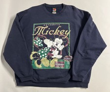 Rare Design Vintage Disney Mickey Minnie Mouse USA Made Jerry Leigh Sweatshirt