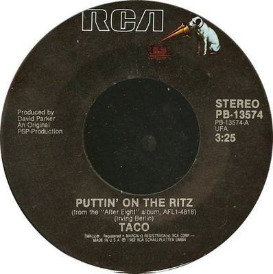 Taco - Puttin' On The Ritz / Livin' In My Dreamworld, 7'', (Vinyl)