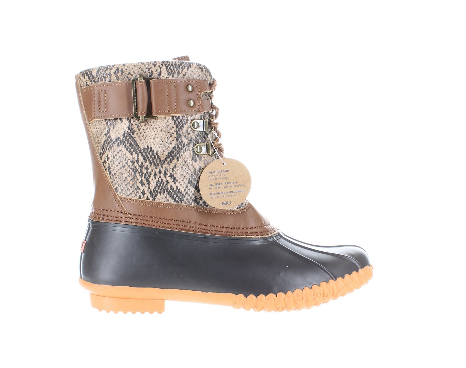 JBU by Jambu Womens Calgary Animal Print Snow Boots Size 8.5 (1717513)