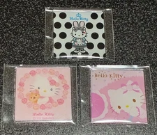 Hello Kitty Acrylic Sticker Set 3 PCS  5cm x 5cm  Brand New