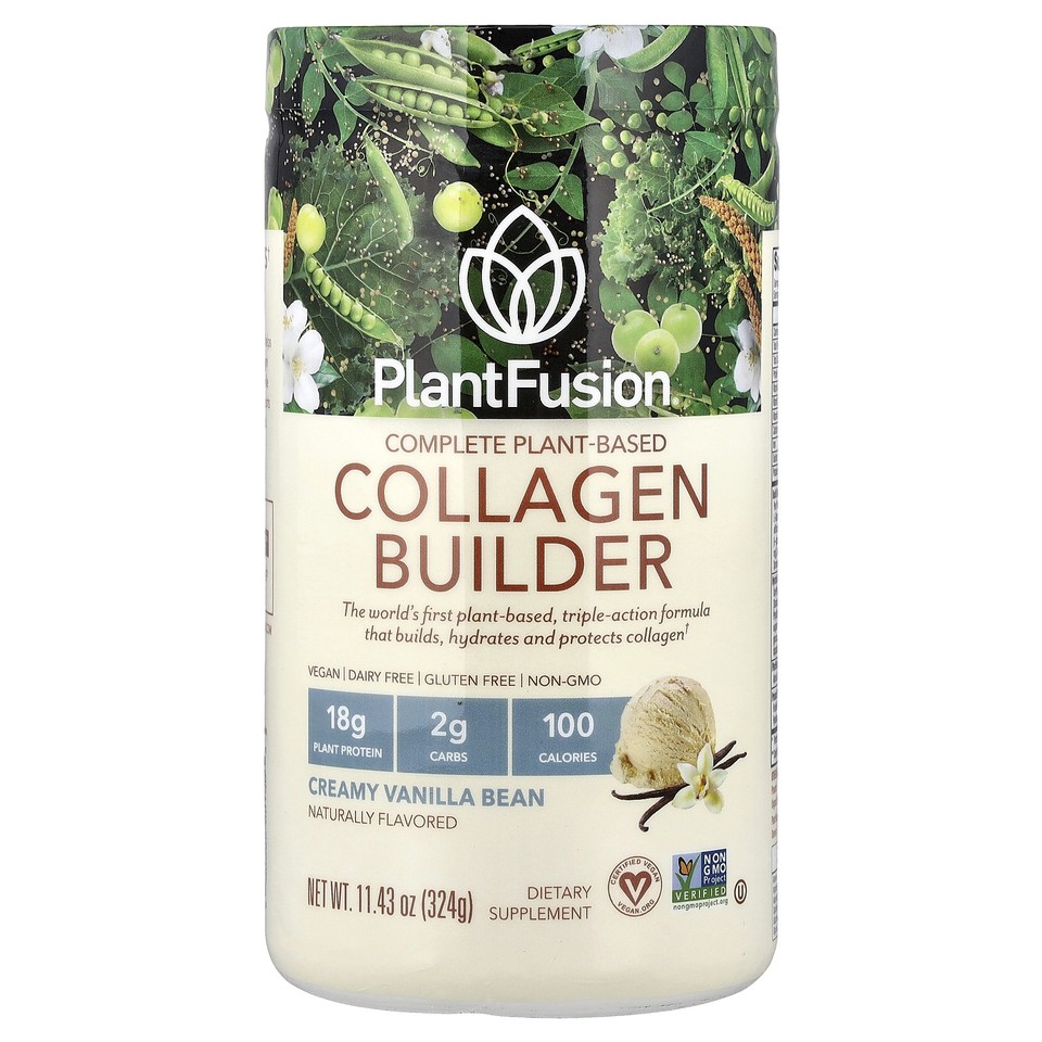 Complete Plant-Based Collagen Builder, Creamy Vanilla Bean, 11.43 oz (324 g)