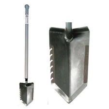 Lesche Sampson Pro-Series Ball Handle Shovel with Serrated Digging Blade