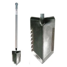 Lesche Sampson Pro-Series Ball Handle Shovel with Serrated Digging Blade