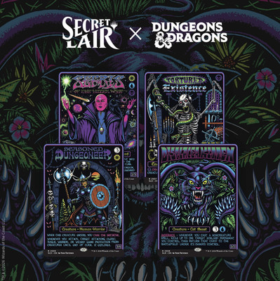 Black Lights & Dark Dungeons - FOIL - Secret Lair x D&D MTG Magic