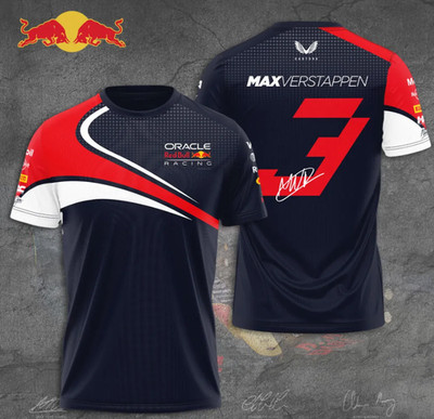 Max Verstap-Pen Red Bulll Racing Unisex 3D T-Shirt