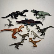 Jurassic World Park Toy Dinosaur Lot of 11 Toys Figures Velociraptor