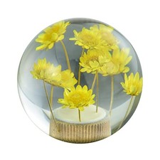 Flower Shift Knob Ball Shape Gear Shifter Knobs Round Shifting Lever Yellow