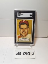 1952 Topps Robin Roberts Philadelphia Phillies #59 Graded SGC 5 (NICE)